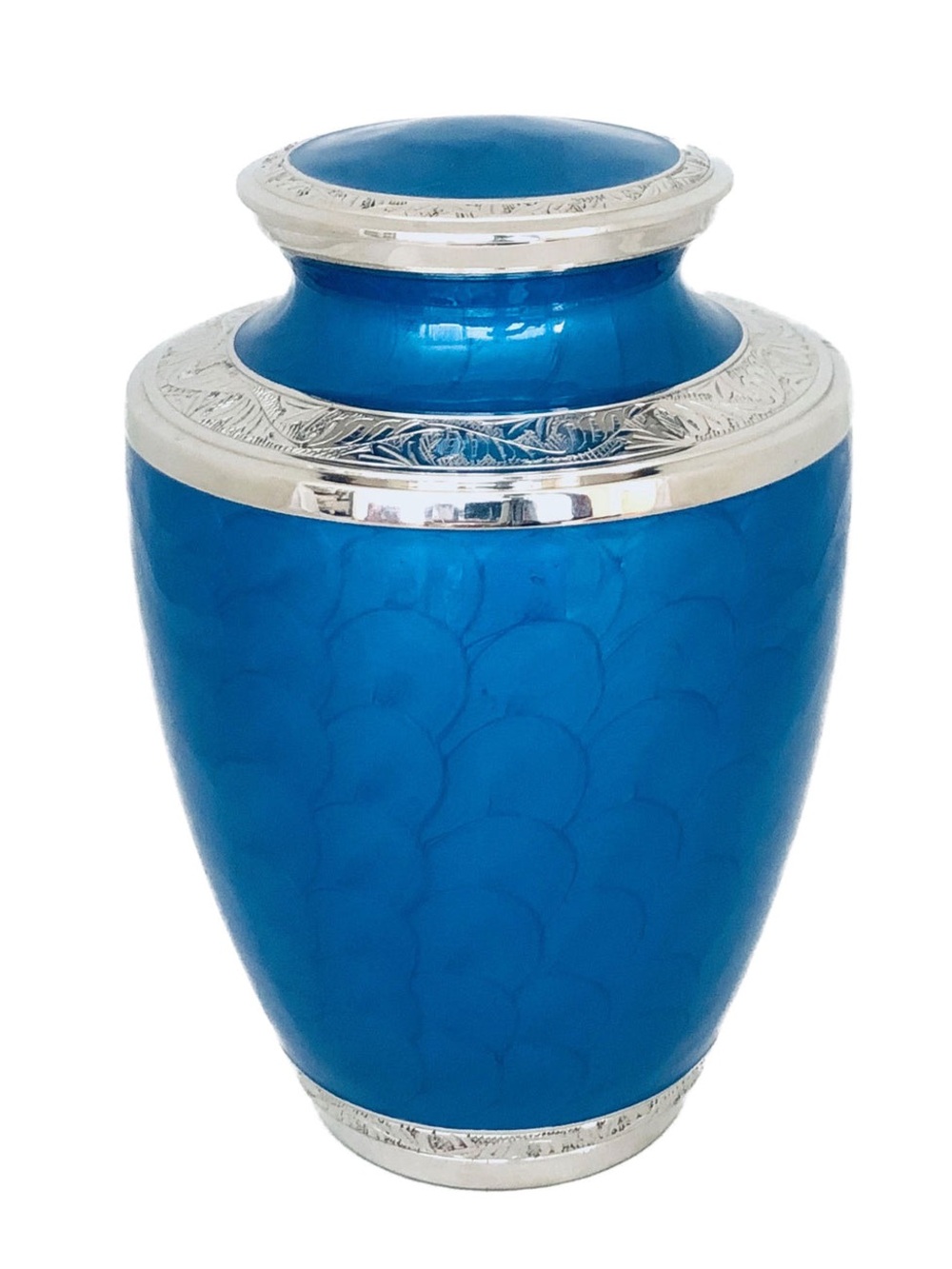 Trupoint Memorial blue urn  Adult Cremation Urn (200 lb Capacity)